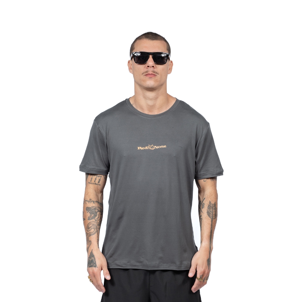 Camiseta Red Nose Overcome em Oferta na Shopee