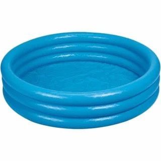 Piscina infantil Inflável Intex 500 Litros Azul Redonda 1,47cm envio imediato em Oferta na Shopee