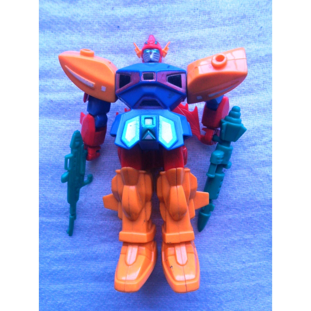 BRINQUEDO ANTIGO 2 - ANOS 90 / 00 - TRANSFORMERS CROSSOVER  ROBÔ CHENGEMAN FIGURA PLASTICO TOKUSATSU