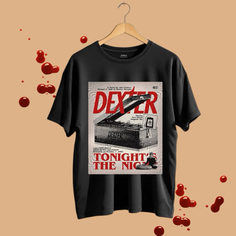 Camiseta Série Dexter Algodão Blusa Seriado Masculina Moda Serial Roupa Unissex verão