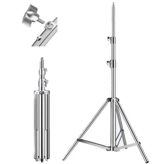 Tripé De Iluminação Greika Glf-x2 de 2 metros Aço Inox em Oferta na Shopee