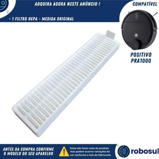 Filtro Hepa Medida Original Para Smart Robô Aspirador Wi-Fi+ Positivo Casa Inteligente PRA1000 em Oferta na Shopee