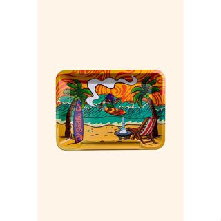 Bandeja Metal Coleção Summer - Na Onda em Oferta na Shopee