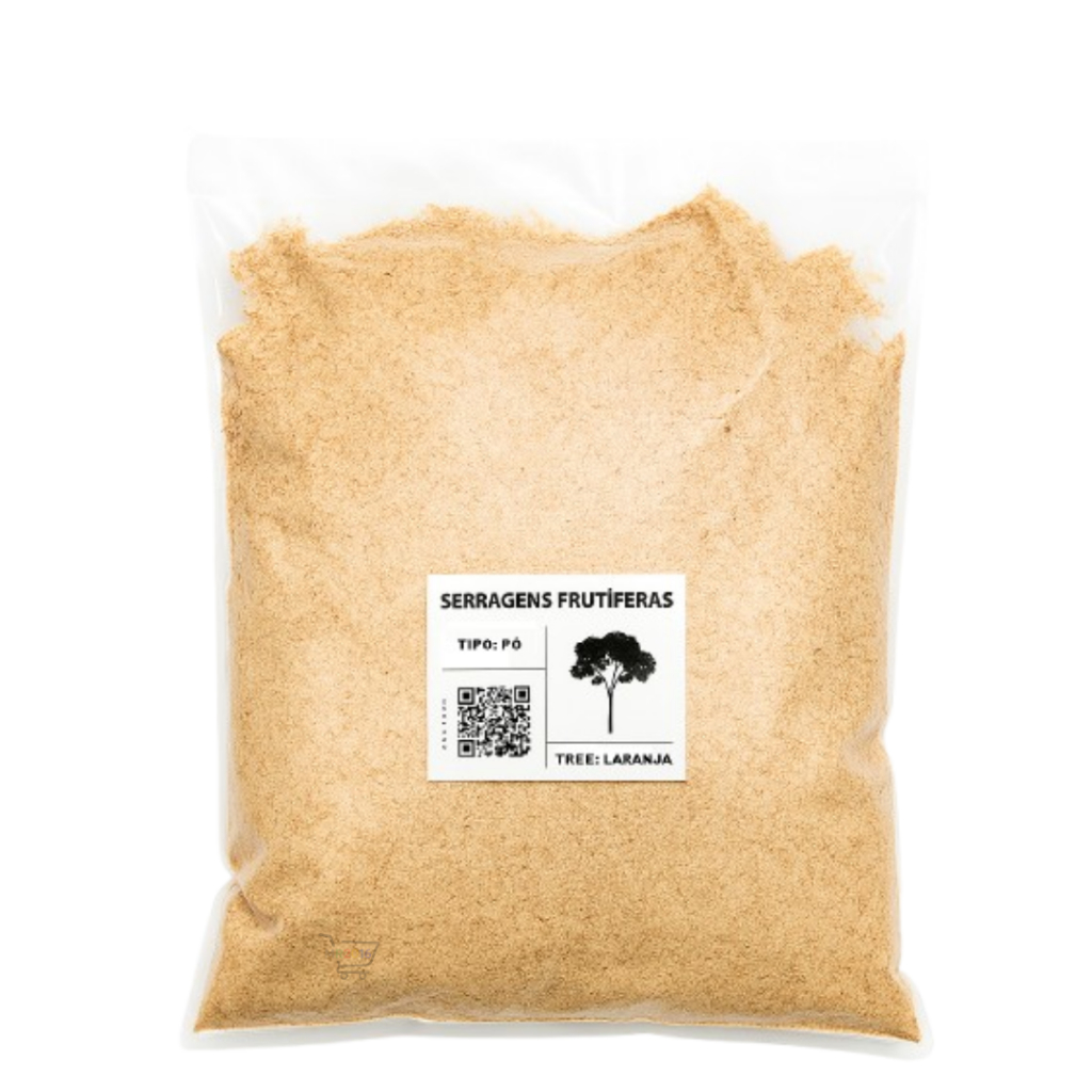 Serragem De Laranjeira 1kg Laranja Defumação E Aromatização De Alimentos Defumar Carnes bolos