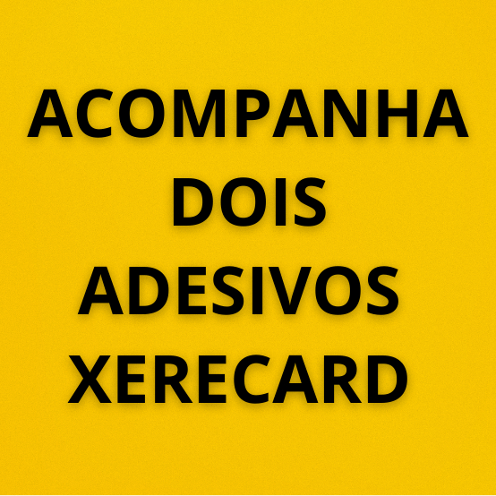 2 Adesivos Aceitamos Xerecard Para Carro Moto Caminhão