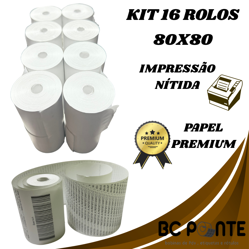 Bobina Térmica 80x80: Onde Comprar | BuscaProdutos