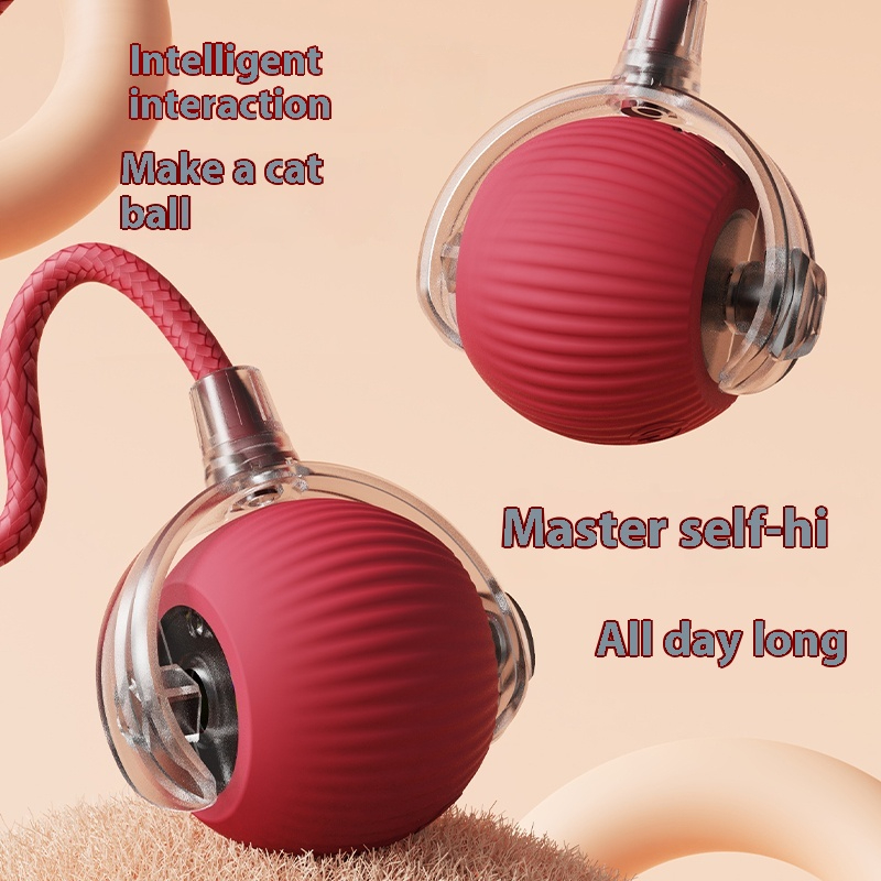 Detalhes do Electric ball; new cat toy dog cat pet smart cat stick; automatic rolling toy.