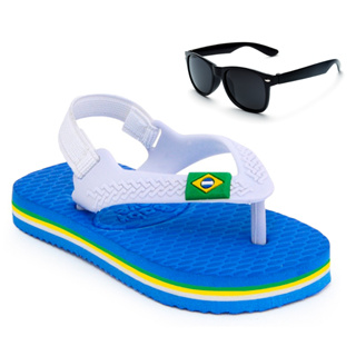 Kit Sandália Infantil Bebê Menino Com Elástico + Óculos Infantil em Oferta na Shopee