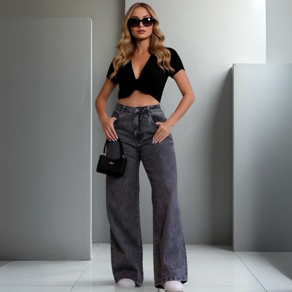 Calças Pantalonas Pretas: Onde Comprar | BuscaProdutos