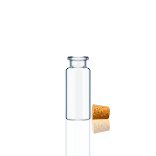 Kit com 10 un. Penicilina vidro para colar artesanal de 2ml com rolha em Oferta na Shopee