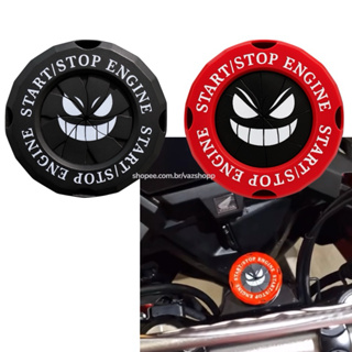 Capa Ignição Moto Botão Start/Stop Carro Universal em Oferta na Shopee