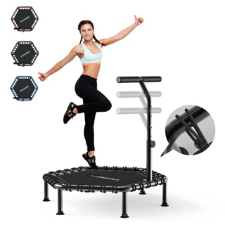 Jump Profissional Academia 250kg Cama Elastica Trampoli Mini Trampolim Para Uso DoméStico Capacidade De Carga Melhora em Oferta na Shopee
