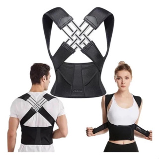 Cinta de Correção Postural Unissex Alinha Coluna Ajusta Postura homem e mulher em Oferta na Shopee