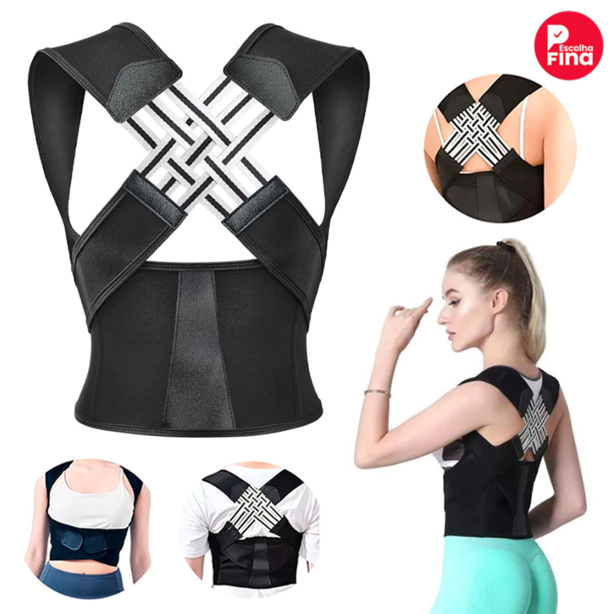 Colete de Postura para Coluna Cervical Alinhamento e Conforto Durável
