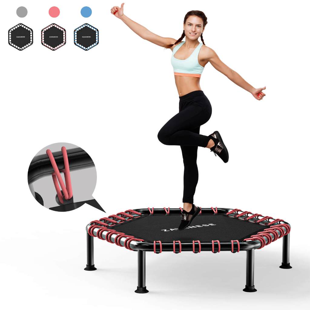 Cama Elástica Jump Fitness Profissional 250kg 30 Cordas Silenciosa