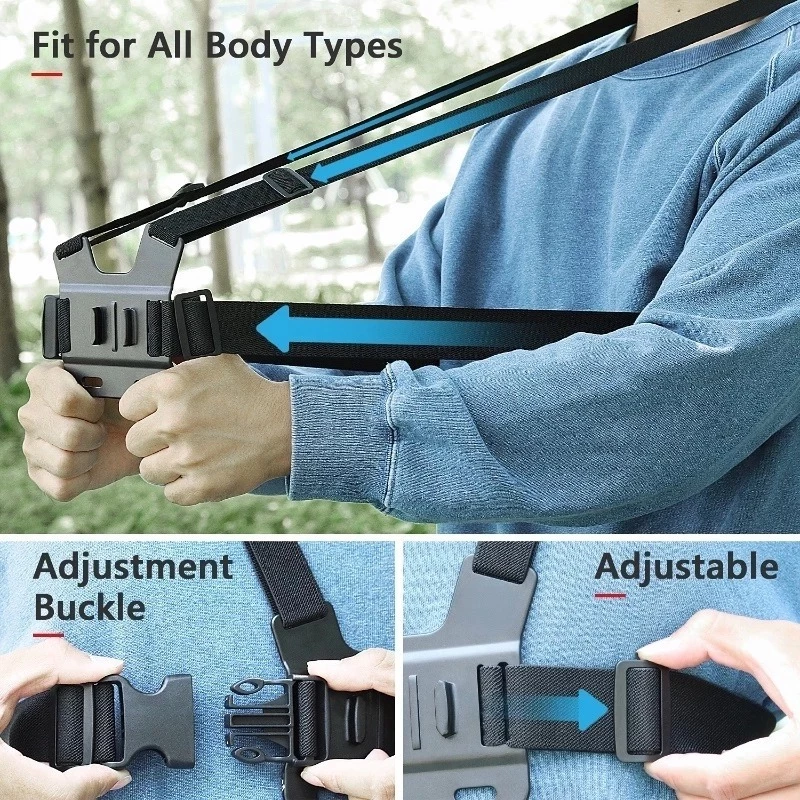 Suporte de Peito Ajustável para Celular e GoPro em Moto e Bicicleta — foto 6