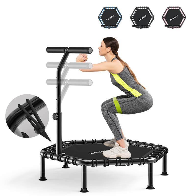 Jump Profissional Cama Elástica Com Aro De Reforço com apoios de braços