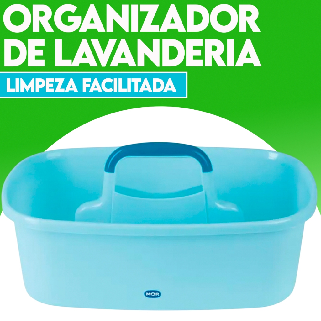 Cesto Organizador Multiuso Lavanderia C/ Alça Resistente Organização