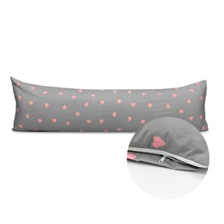 Fronha Avulsa Xuxão 1,30x40 Ziper Percal 180 Fios Estampada Travesseiro de Corpo Decorativa Coleção 2025 em Oferta na Shopee