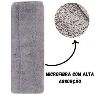 Refil Rodo Mop Chenille Vassoura E Pano Em Microfibra
