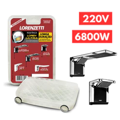 Resistência Chuveiro 220v 6800w Ducha Acqua Duo Ultra Lorenzetti Star Storm Jet Wave Banheiro Banho