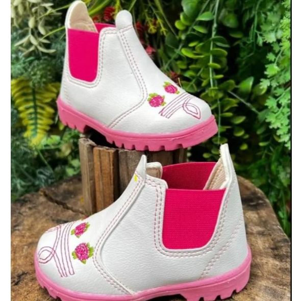 Bota Infantil Menino Menina Jeca Botina Feminino e Masculino Country Leve Confortavel Macia