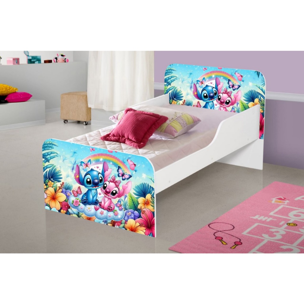 Mini Cama Infantil Com Colchão Princesas Meninas Castelo Encantada Criança Quarto Temático Divertido em Oferta na Shopee