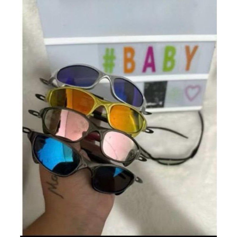 óculos jujuli baby fashion com saquinho em Oferta na Shopee