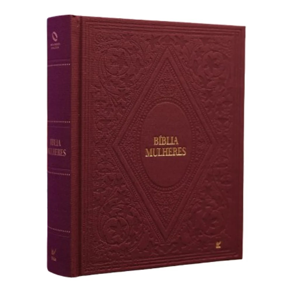 Bíblia Mulheres - NAA - Duas Colunas - Capa Clássica Bordô em Oferta na Shopee