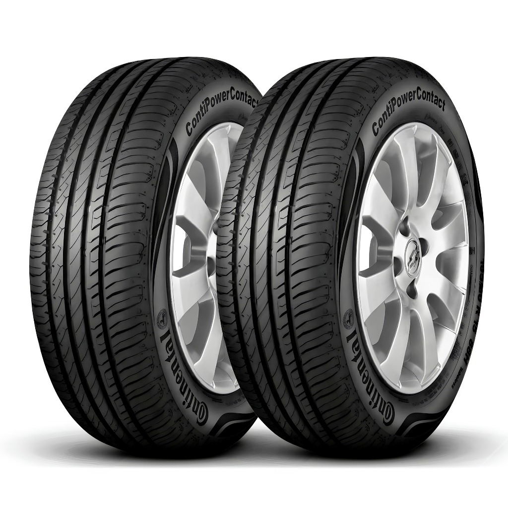 Kit 2 Pneus 205/55R17 Continental ContiPowerContact 91V Original Nissan Kicks, Fluence