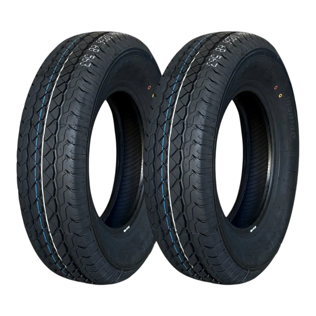 Kit 2 Pneus Kombi 185R14 8PR 102/100R A867C Aplus Jumper Master Ducato Kombi Hiace  Daily 35S Sprinter em Oferta na Shopee