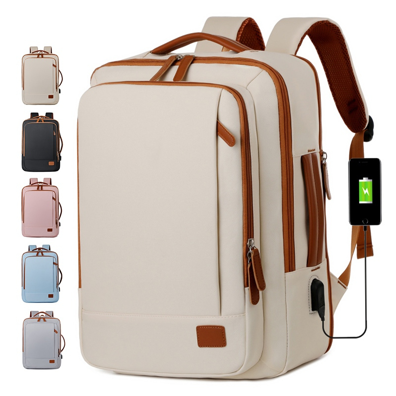 Mochila de Viagem Impermeável Expansivel Masculina Feminina Para Notebook Laptop Executiva Reforçada Cabo USB Grande