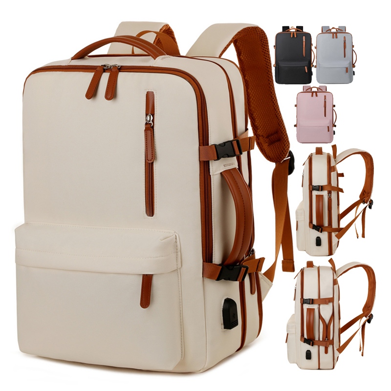 Mochila Grande Impermeável Trabalho Faculdade Porta Notebook Resistente Viagem Expansível Reforçada
