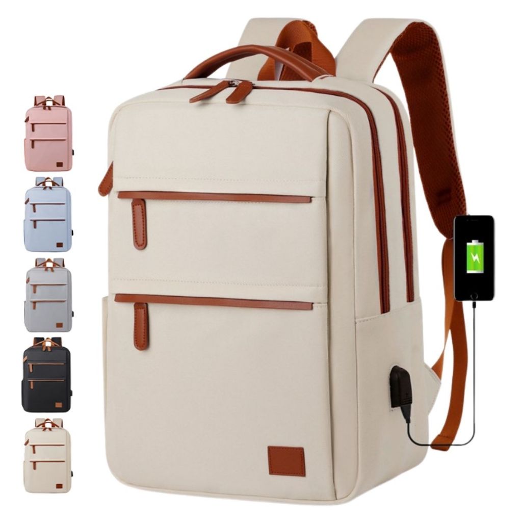Mochila Unissex Resistente Impermeável Executivo Viagem Trabalho Faculdade Moderna Compartimento Para Notebook Laptop
