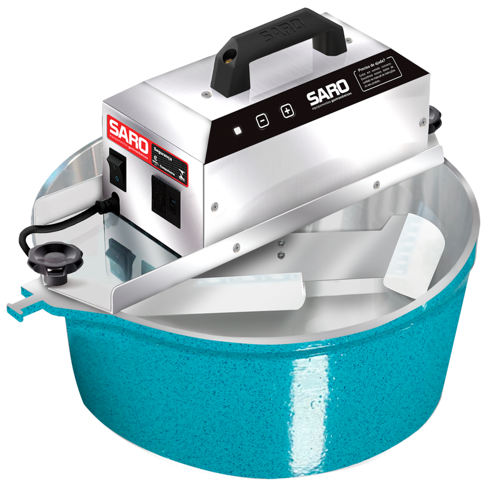 Panela Misturador Elétrico Automático Para doces 10 Litros Azul em Oferta na Shopee