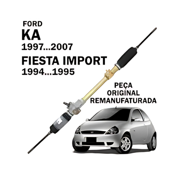 Caixa De Direção Mecânica Ford Ka Antigo 95/2007