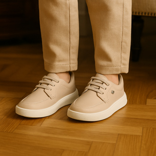 Sapato Masculino Infantil Moderno Casual Dia A Dia Conforto Esporte Fino Com Cadarço Slip On em Oferta na Shopee