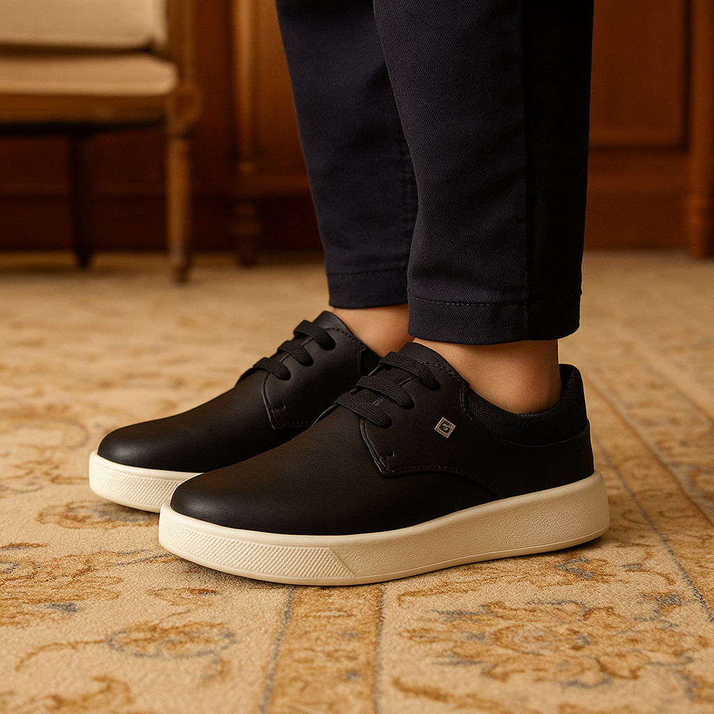 Sapatênis Infantil Masculino Estilo Sporte Fino Confortável Casual Escolar Com Cadarço em Oferta na Shopee