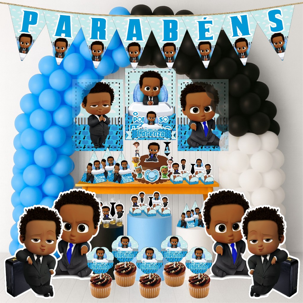 Kit Festa Aniversário Personalizado Poderoso CACHEADINHO -Decoração Mesversario Lembrancinha