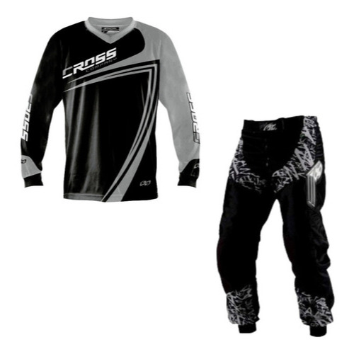 Conjunto Calça Camisa Roupa Tamanho Adulto Motocross Off Road Trilha Enduro Piloto Corrida em Oferta na Shopee
