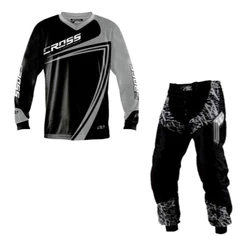Conjunto Calça Camisa Roupa Tamanho Adulto Motocross Off Road Trilha Enduro Piloto Corrida