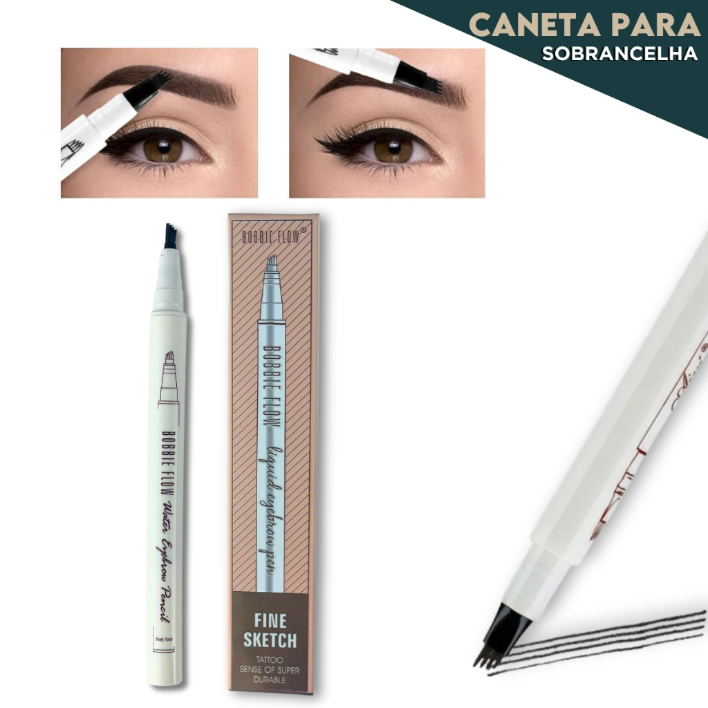 Caneta Para Sobrancelha a Prova Da Água Henna - BH em Oferta na Shopee