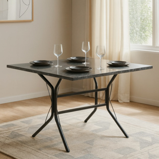 Base de Mesa Reforçada em Aço Pintura Antiferrugem para Tampos de Vidro, Madeira ou Mármore em Oferta na Shopee