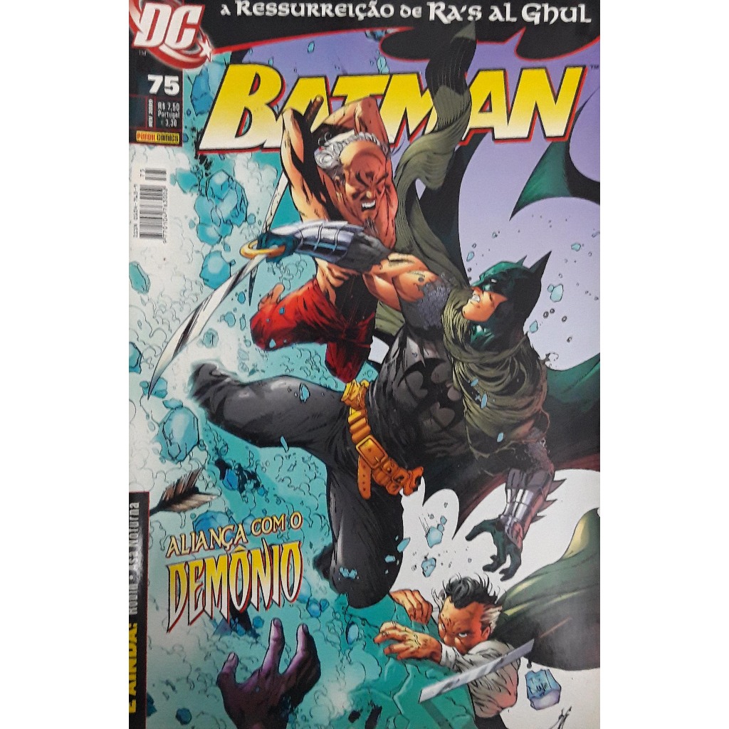 HQ DC Batman 75 - Aliança com o Demônio - Panini Comics  - 2009