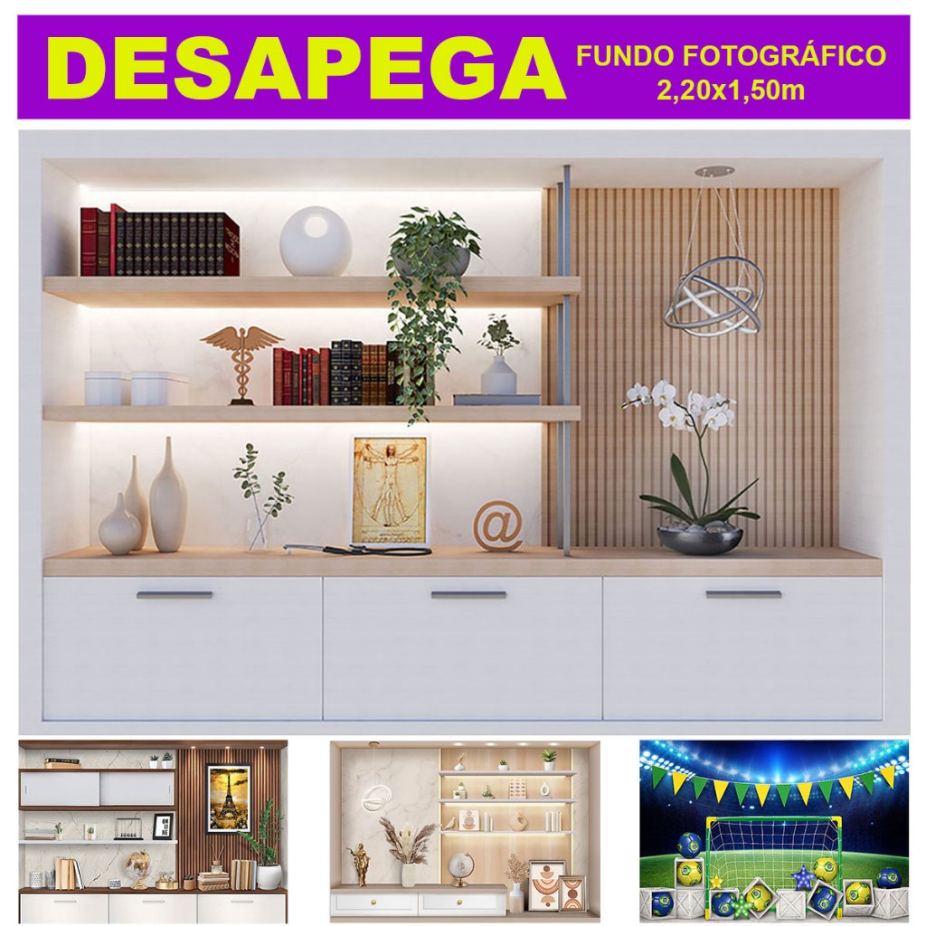 Fundo Fotográfico Cenário Vários Modelos Em Tecido 220x150 - Desapega em Oferta na Shopee