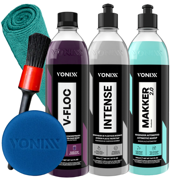 Kit Shampoo V-Floc Makker Revitalizador Intense Vonixx
