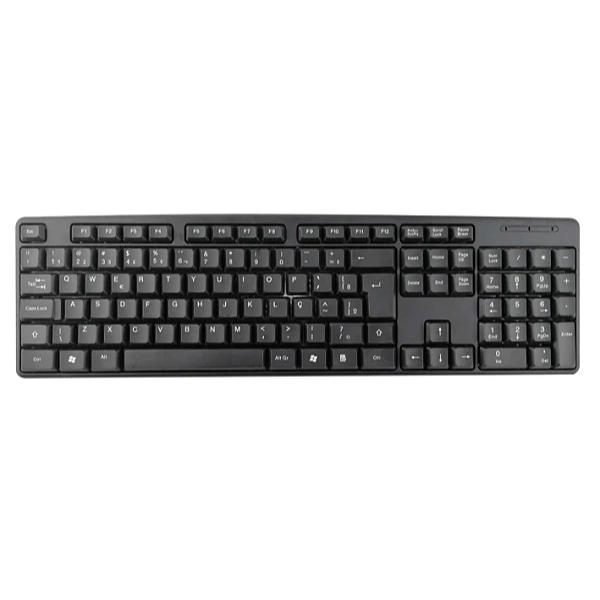 Teclado USB BrazilPC BPC-8236 – Conforto e Alta Durabilidade