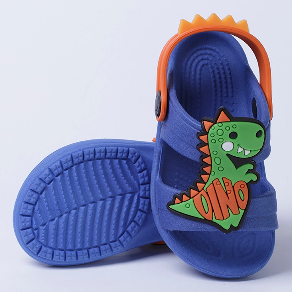 Papete Infantil Menino Dinossauro Sandália Masculina Flexível e Confortável Várias Cores