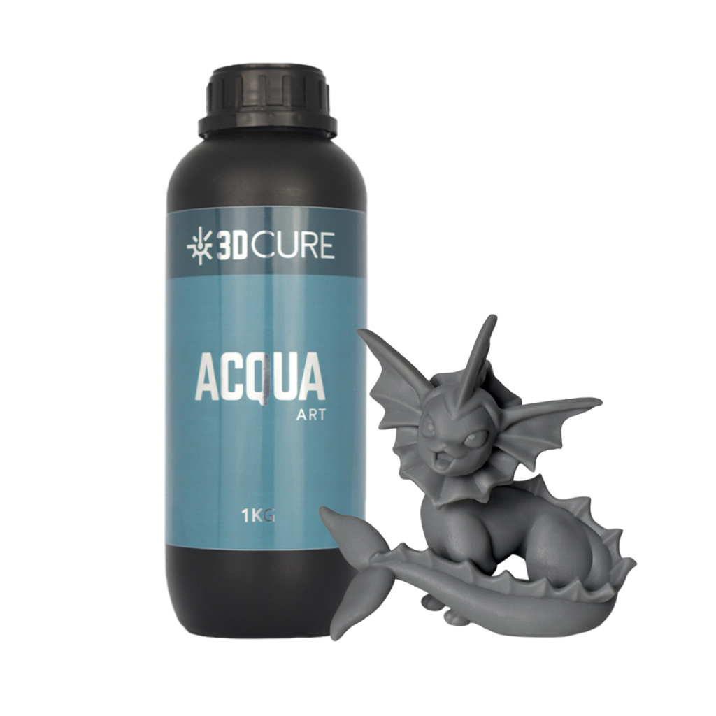 Resina impressora 3D Cure Acqua Art Lavável em água em Oferta na Shopee