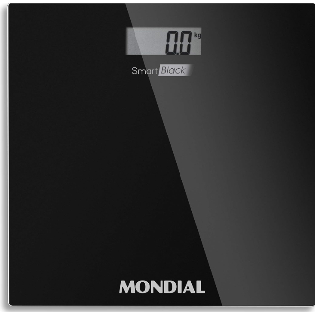 Balança Digital Mondial Smart Black BL-05 Até 150kg Corporal Preta Banheiro Bivolt Academia Dieta em Oferta na Shopee